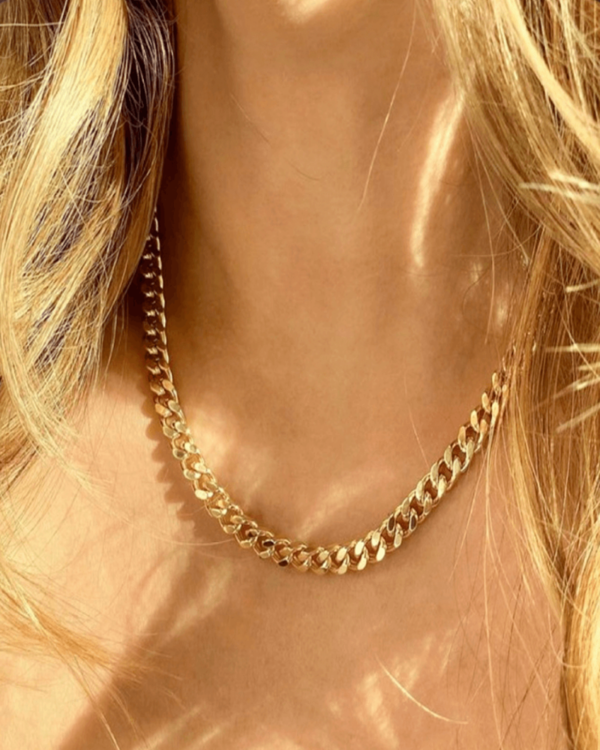 Top Gold Link Chain Necklace - La Madison