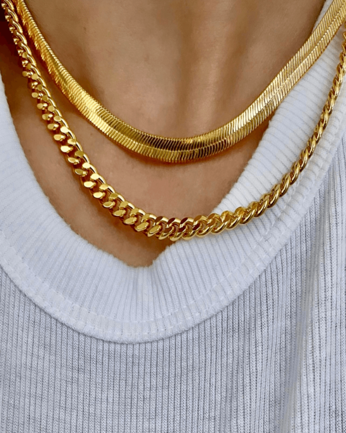 Best Gold Link Chain Necklace - La Madison