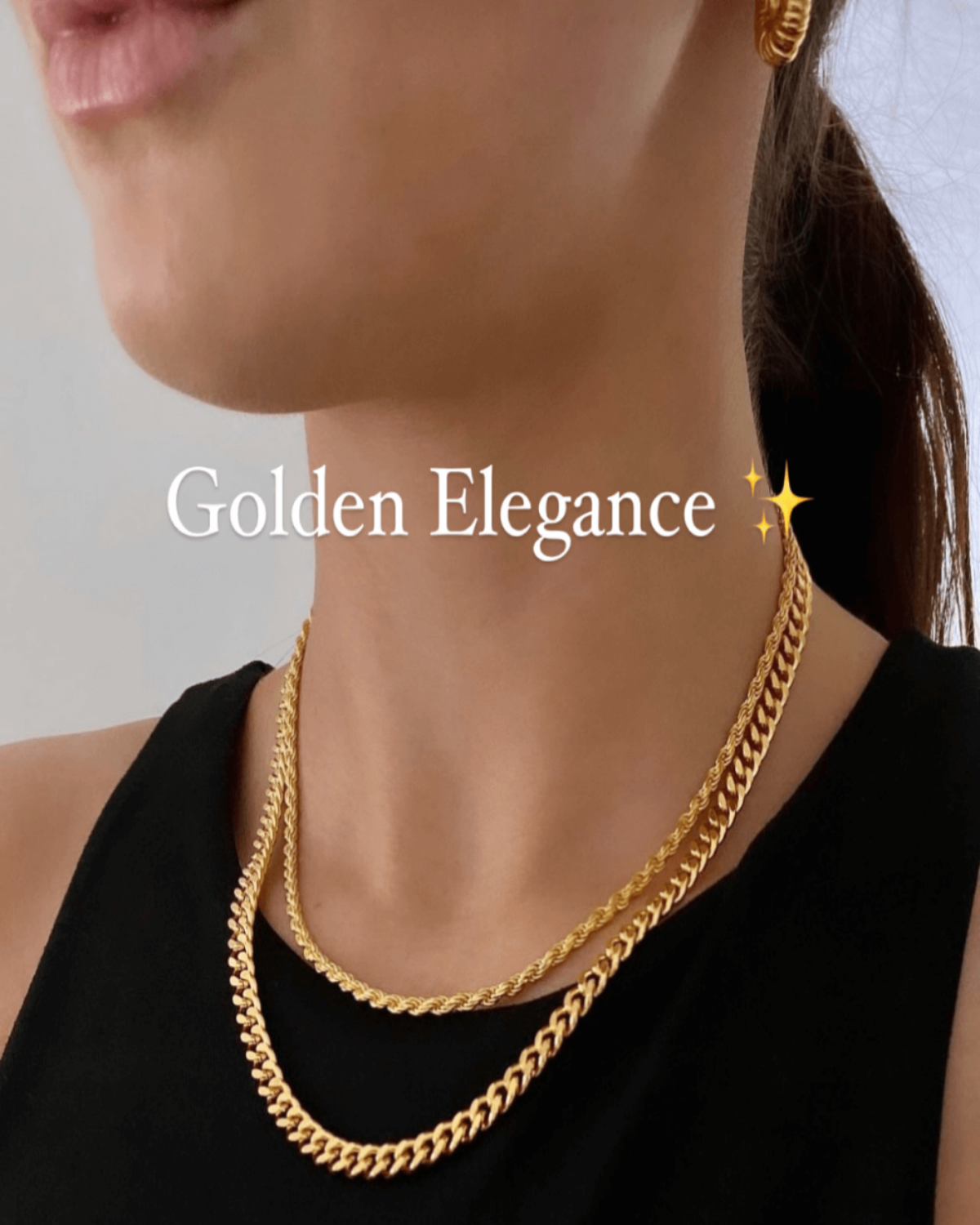 Best Gold Cable Link Chain Necklace - La Madison