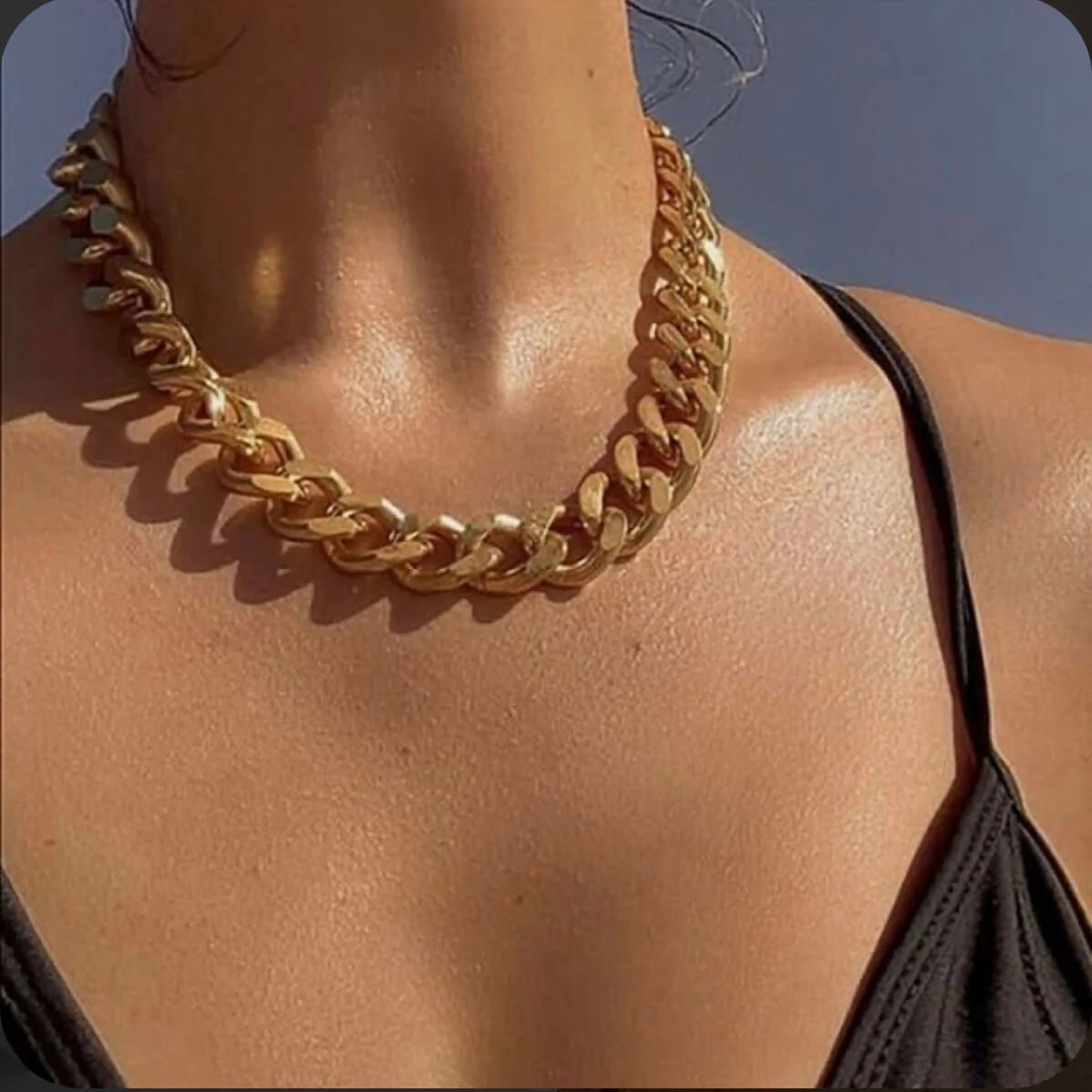 STAR CHUNKY CHAIN NECKLACE